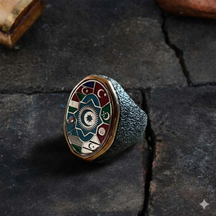 🇹🇷 Türk Dünyası Gümüş Yüzük Modeli 🇦🇿🇰🇬🇰🇿🇭🇺🇨🇾🇹🇲🇺🇿