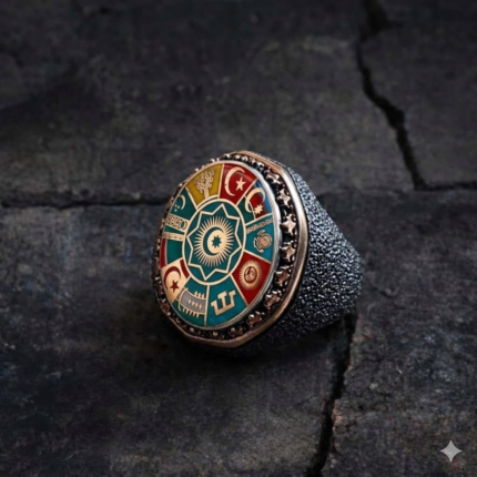 Türk Teşkilatı Gümüş Erkek Yüzük