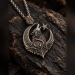 Uluyan kurt ve hilal detayı - Delice Jewellery